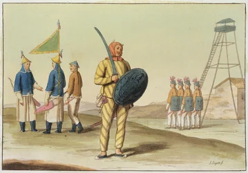 Ein chinesischer Infanterist, Illustration aus 
